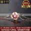 Factory wholesale 18K gold natural pigeon blood red ruby color sapphire bracelet