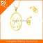 Cheap And Costume Umbrella Shaped Stainless Steel Necklace And Earring Jewelry Sets