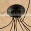 High Brightness 10 Arms Vintage Pendant Lamps Creative Edison Bulb Glass Pendant Light