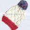 Custom Colorful Knit Pompom Beanie Hats Cheap Baby Caps and Hats