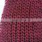 Stock Item cheap knit neck warmer circle scarf burgundy loop scarf