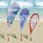 Custom size and design feather / teardrop / flying beach flag