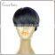 short synthetic hair wig for black women blue color