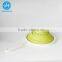 Flexible collapsible silicone colander