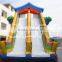 Coconut trees inflatable game children slide with climbing wall