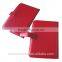 Hot Red Pu/pvc/genuine leather presentation with pocket file folder