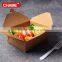 Disposable paper take away noodle box with handle