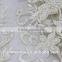 3d flower lace embroidered fabric french net lace fabric Beaded lace evening dress