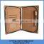 custom 6 ring PU leather notebook ,ring binder notebook