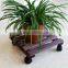 High Quality Moveable Wooden Flower Pot Plate