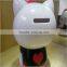 OEM plastic animal coin bank, cute animal money box