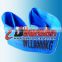 Hot sale ISO4878 EN1492-1 KB/T8521 8T blue China polyester lifting belt/sling