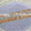 Bow Silver Iron On Rhinestone Applique Trim Bridal Sash