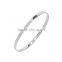Memories Bangles with Customize Design Word 'BREATHE' with 4mm/7mm Width