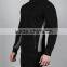 Custom two tone slim fit hoodies mens crew neck sweatshirt