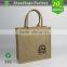 Waterproof Shopping Cheap Promotional customised jute tradeshow bag