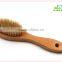 Wooden bristle brush shower exfoliating back scrubber dry body brush