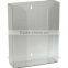 Clear customized acrylic disposable glove dispenser