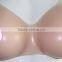 sexy new style best selling water drop shape backside adhesive silicone breast with transparent straps fake boobs artificial