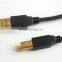 USB 2.0 Printing Cable - A Male to B Male - 13 Ft Long - Gold Plated Connector