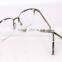 G3623-LQ0064 Gray Tortoise Half Rim Frames Acetate And Stainless Glasses