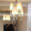 Handmade Beaded Brass Chandelier Earrings
