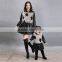 Mother daughter PU winter dress