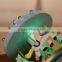 Hand crank carousel music box with light