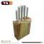 knife block and steel kitchen knife set