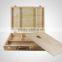 Mini beech wooden table easel box with patelle art supplies