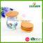 Bamboo glass jar lid wooden lid for canister