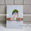 Handmade Hardcover custom wedding guest book with photo frame
