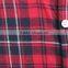 Latest Design Boys Two Tone 100%cotton Flannel Shirt