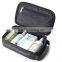 Boshiho genuine cowhide leather personalized fashion travel cosmetic bag