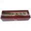 Plain black pu Mens hand Watch Box 6 installed can be customized
