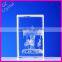 2015 Fashionable Constellation Gift 3d Laser Engraved Crystal Cube Souvenir