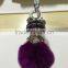 2015 fashion fox fur chain dyed color chain