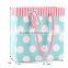Fastener bow pink plastic bag gift design