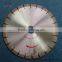 Diamond arranged cutting blade for reinforced concrete