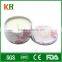 Cheap Price Family Holder Round Shaped Metal Type Candle Box/Metal Candle Box
