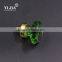 China Factory Directly Unique Octagonal Green Glass Knob For Home