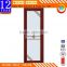 Flowers Pattern Aluminum Frame Door Parts Convenient Comfortable Toilet PVC Door Design Best Price