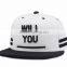 Flat Brim Hats With Printing Snapback Caps Hot Sale Hip Hop Cap