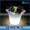 rechargeabale 16 color change decorative led garden flower pot,led light up flower pot