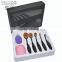 7pcs Amazon Factory Offer WholeSale OEM Private Label Oval Toothbrush Contour Makeup Brush Sets with Silicone brush cleaning egg