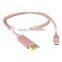 Genuine IOS9.3 MFI USB Cable for iPhone 6S Plus iPad iPod Nylon Wooven 120cm 2.4A High Speed Charge Data Sync ROCK for iPhone SE