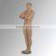 Male make up mannequin with stainless base