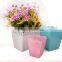 Square metal Flower Vase,colored vases