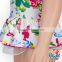 Lovely Kids Swimsuit Models Fancy Florals Ruffles Kids One Piece Swimsuit