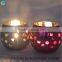 Home decoration amber butterfly candle holder